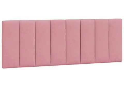 Pat cu saltea, roz, 120x200 cm, catifea - 5/5