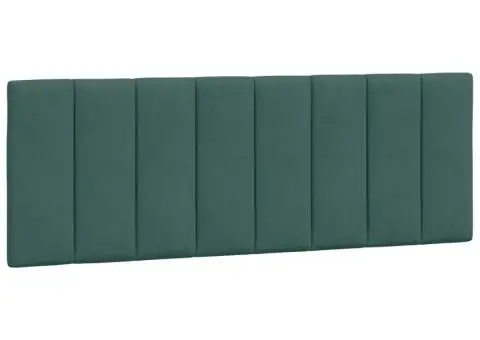 Pat cu saltea, verde închis, 140x200 cm, catifea - 5/5