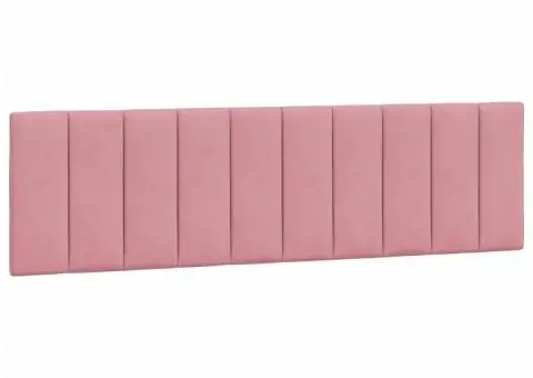 Pat cu saltea, roz, 180x200 cm, catifea - 5/5