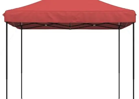 Cort de petrecere pliabil Pop-Up, 292x292x315 cm, vișiniu - 3/5