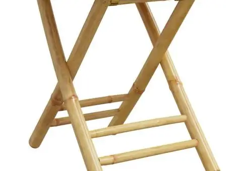 Set mobilier bistro, 3 piese, bambus - 5/5