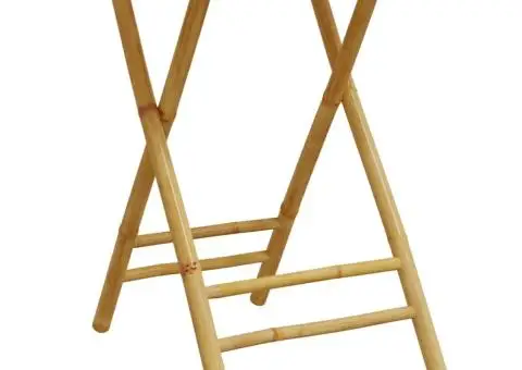 Set mobilier bistro, 3 piese, bambus - 5/5