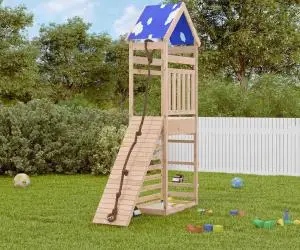 vidaXL Set de joacă pentru exterior, lemn masiv de pin
