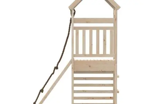 Set de joacă pentru exterior, lemn masiv de pin - 5/5