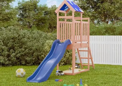 Set de joacă pentru exterior, lemn masiv de douglas - 1/5