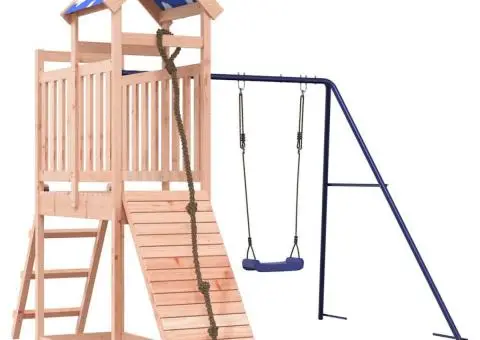 Set de joacă pentru exterior, lemn masiv de douglas - 2/5