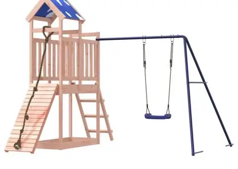 Set de joacă pentru exterior, lemn masiv de douglas - 4/5
