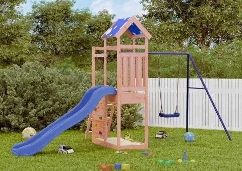 Set de joacă pentru exterior, lemn masiv de douglas - 1/5