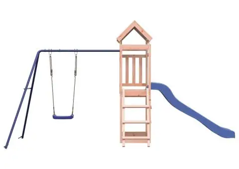 Set de joacă pentru exterior, lemn masiv de douglas - 3/5