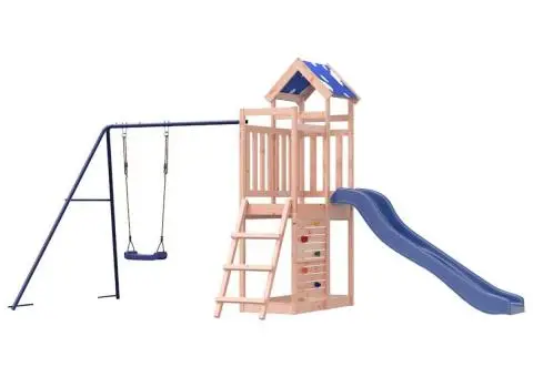 Set de joacă pentru exterior, lemn masiv de douglas - 4/5