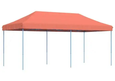 Cort de petrecere pliabil Pop-Up, 580x292x315 cm, teracotă - 2/5