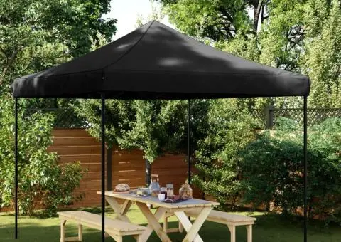 Cort de petrecere pliabil Pop-Up, 292x292x315 cm, negru - 1/5