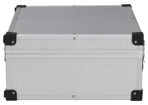 Valiză de scule, argintiu, 46x33x16 cm, aluminiu - 5/5