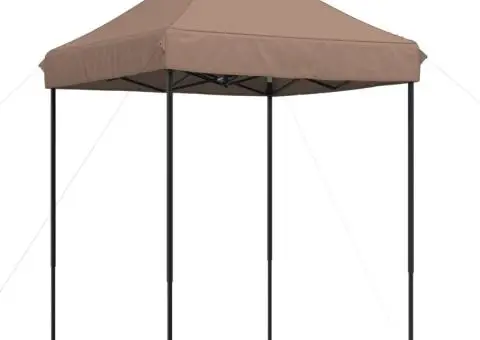 Cort de petrecere pliabil Pop-Up, 200x200x306 cm, maro - 2/5