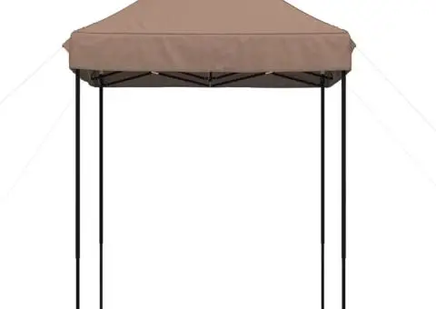 Cort de petrecere pliabil Pop-Up, 200x200x306 cm, maro - 3/5