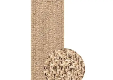 Covor ZIZUR aspect iută, 80x250 cm, pentru interior și exterior - 2/5