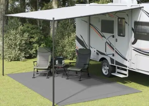 Covor pentru cort, gri deschis, 5x3 m - 1/5