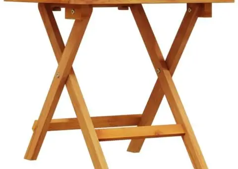 Masă laterală de grădină 40x40x40 cm lemn masiv de acacia - 5/5