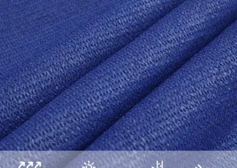 Pânză parasolar, albastru, 6x6 m, HDPE, 160 g/m², pătrat - 5/5