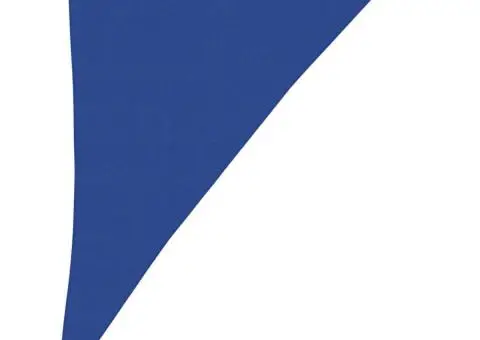 Pânză parasolar, albastru 4x5x6,8 m HDPE 160 g/m² triunghiular - 2/5