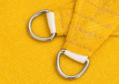 Pânză parasolar, galben dreptunghiular 5x6 m, HDPE, 160 g/m² - 5/5