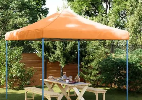 Cort de petrecere pliabil Pop-Up, portocaliu, 292x292x315 cm - 1/5