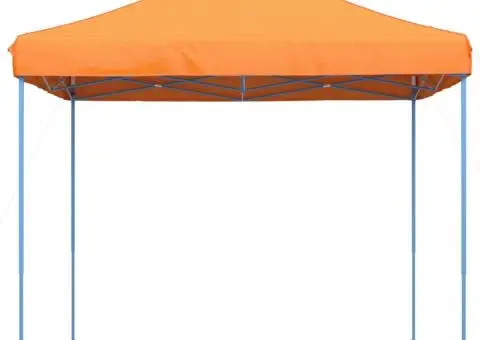 Cort de petrecere pliabil Pop-Up, portocaliu, 292x292x315 cm - 3/5