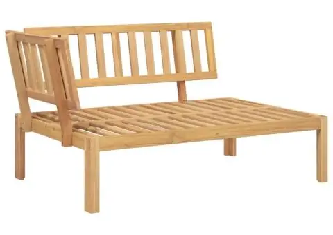 Set canapele grădină cu perne din paleți, 3 piese, lemn acacia - 3/5