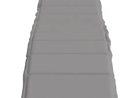 Șezlonguri de plajă cu perne, 2 buc., bej, poliratan - 4/5