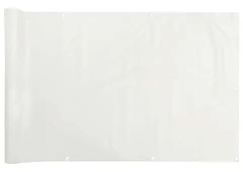 Paravan de balcon, alb, 600x120 cm, PVC - 2/5