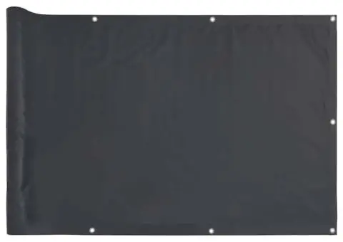 Paravan de balcon, antracit, 300x90 cm, PVC - 2/5