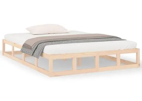 Cadru de pat, Super King, 180x200 cm, lemn masiv - 2/5