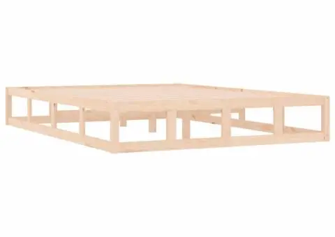 Cadru de pat, Super King, 180x200 cm, lemn masiv - 4/5