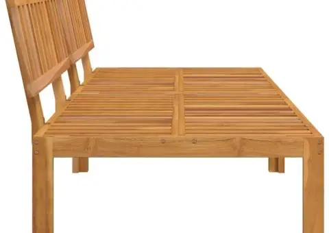 Set canapele mijloc paleți de grădină 2 buc. lemn masiv acacia - 4/5