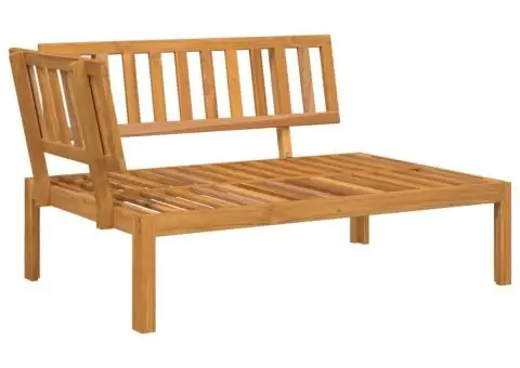 Set canapele grădină cu perne din paleți, 3 piese, lemn acacia - 3/5