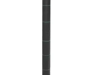 vidaXL Membrană antiburuieni, negru, 1x10 m, PP