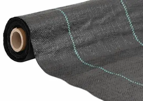 Membrană antiburuieni, negru, 2x10 m, PP - 2/5