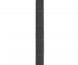 vidaXL Membrană antiburuieni, negru, 1x25 m, PP