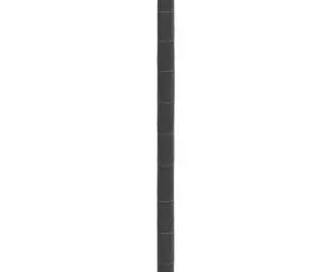 vidaXL Membrană antiburuieni, negru, 2x25 m, PP