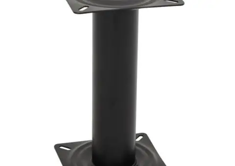 Piedestal pentru scaun de barcă, negru, 33 cm, oțel - 1/5