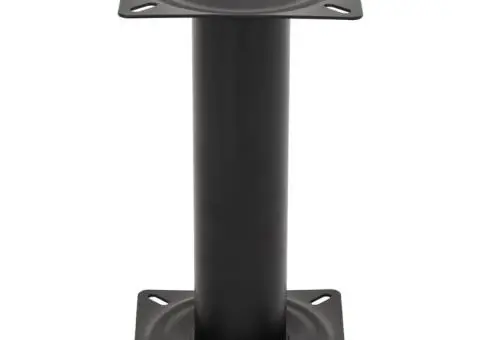 Piedestal pentru scaun de barcă, negru, 33 cm, oțel - 2/5