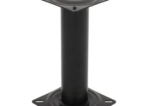Piedestal pentru scaun de barcă, negru, 33 cm, oțel - 3/5