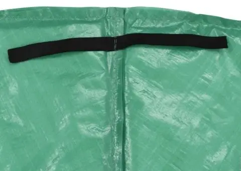 Bandă de siguranță trambulină rotundă de 4,57 m, verde, PE - 4/4