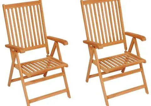 Scaune de grădină cu perne verzi, 2 buc., lemn masiv de tec - 2/5