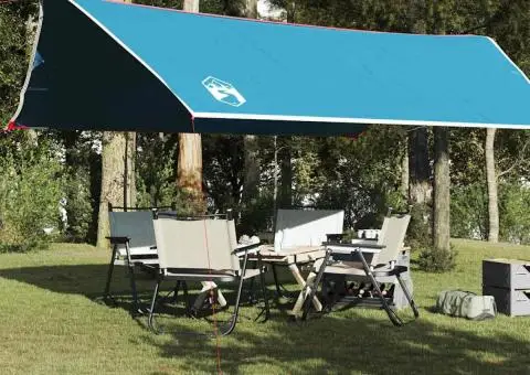 Prelată de camping, albastru, 500x294 cm, impermeabilă - 1/5