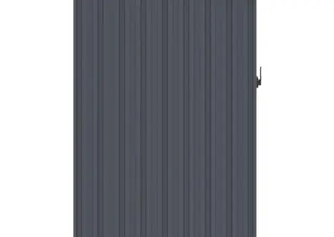 Șopron de grădină, 87 x 98 x 159, antracit, oțel galvanizat - 3/5