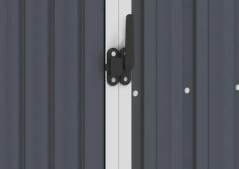 Șopron de grădină, 87 x 98 x 159, antracit, oțel galvanizat - 5/5