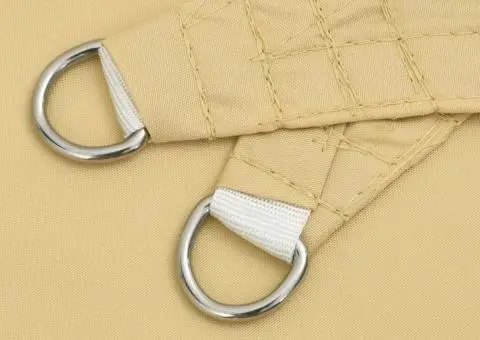 Parasolar, nisipiu, 4x4x5,8 m, 100% poliester Oxford - 5/5