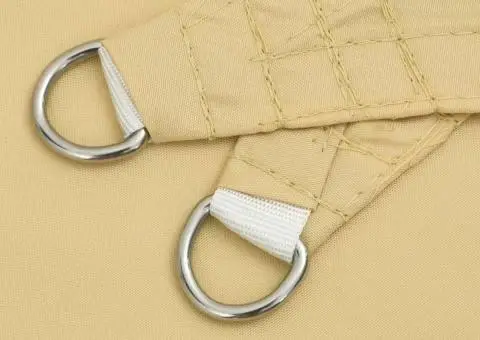 Parasolar, nisipiu, 6x6x6 m, 100% poliester Oxford - 5/5