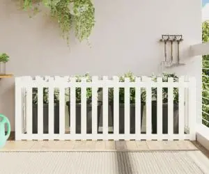 vidaXL Pat înălțat grădină design gard 200x50x70 cm lemn impregnat pin
